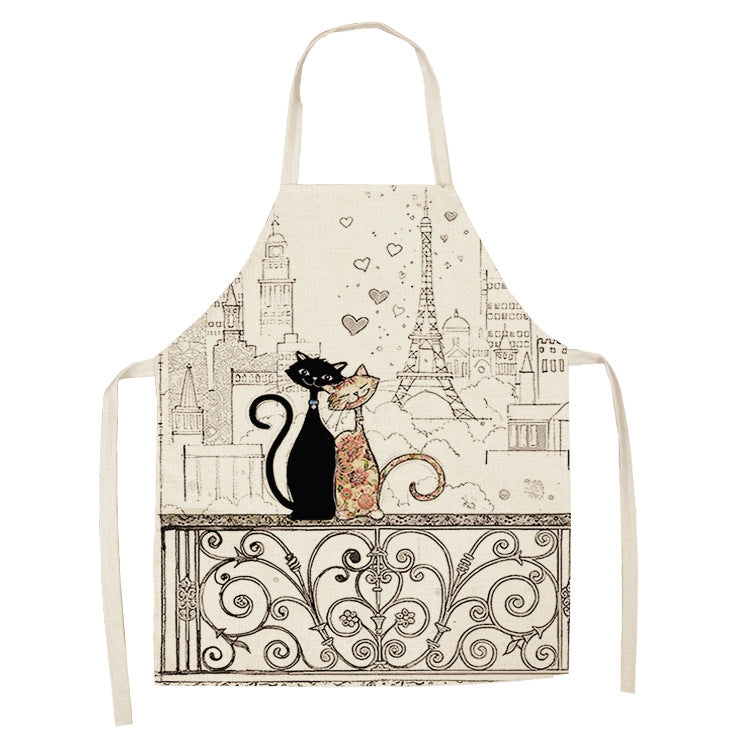 Tablier de chat mignon style dessin animé européen et américain