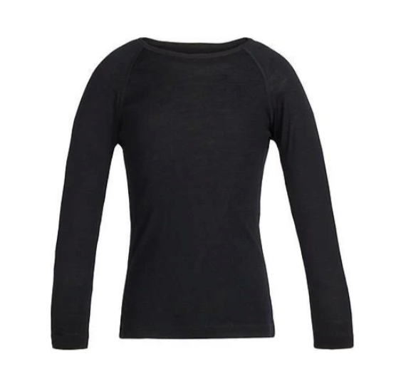 Haut à col rond Kombi B2 en mélange de mérinos pour femme 190 g Couche de base de poids moyen Taille XL