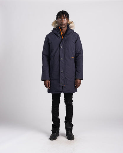 Outdoor Survival Canada Men's Nevluk -40 Down Parka, Cold Lake Blue, 2XL - ON DISPLAY
