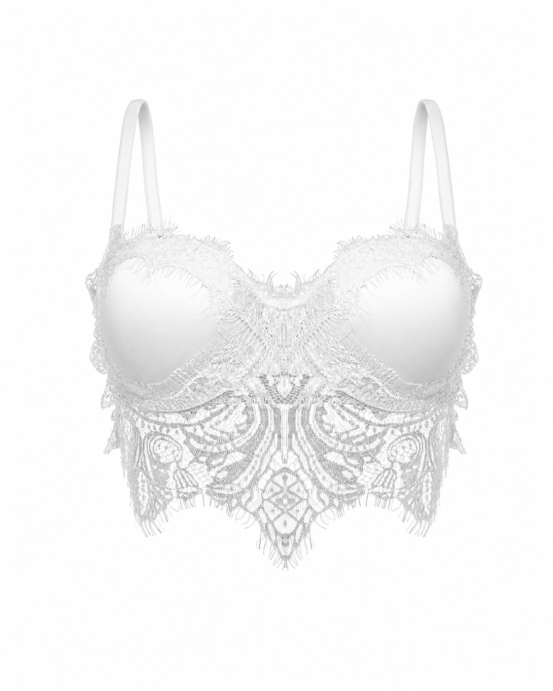 Scallop Lace Push Up Bra, Rigel
