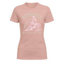 T-SHIRT FEMME BARREL RACING | Vieux rose