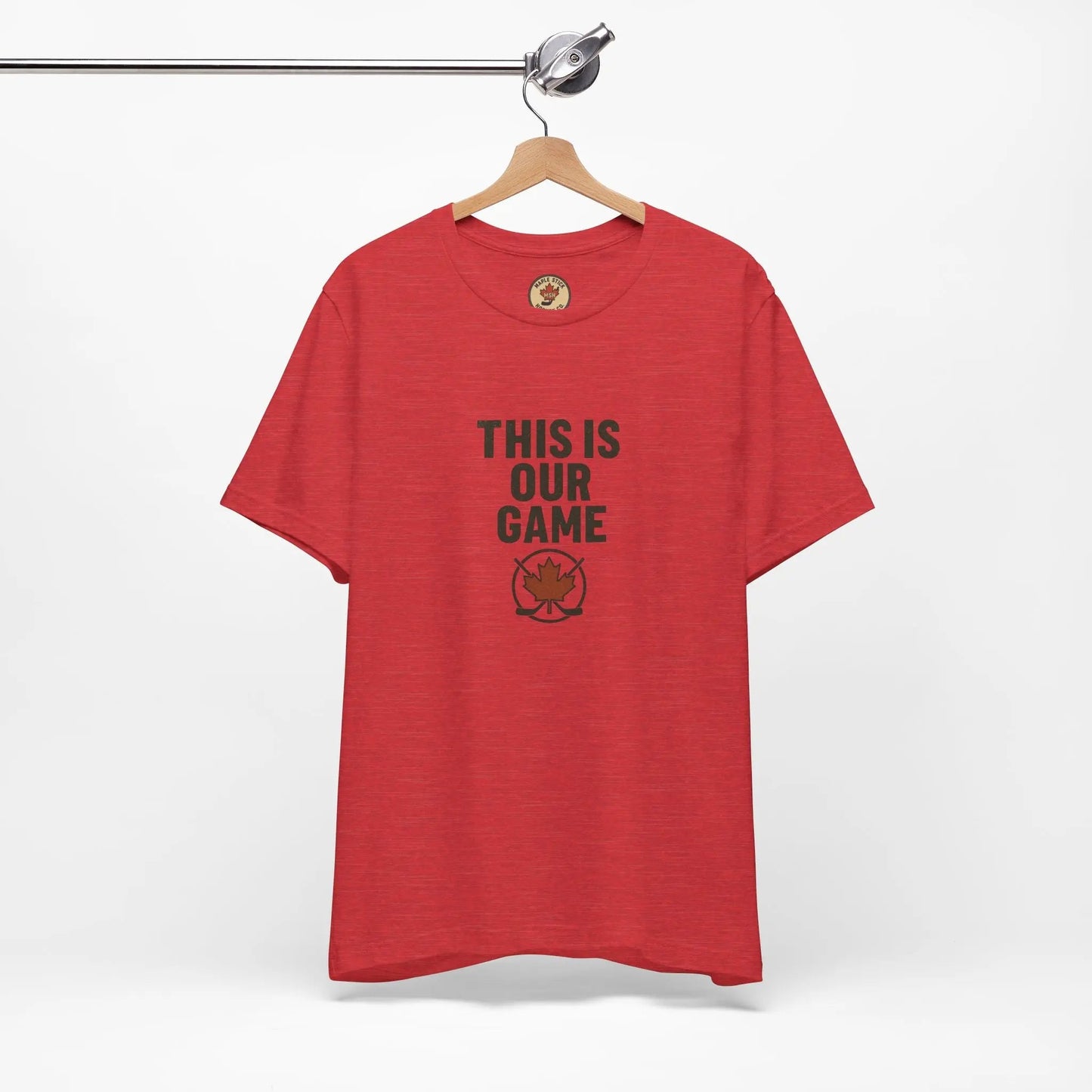 T-shirt de supporter de hockey Maple Stick – L'esprit des jours de match