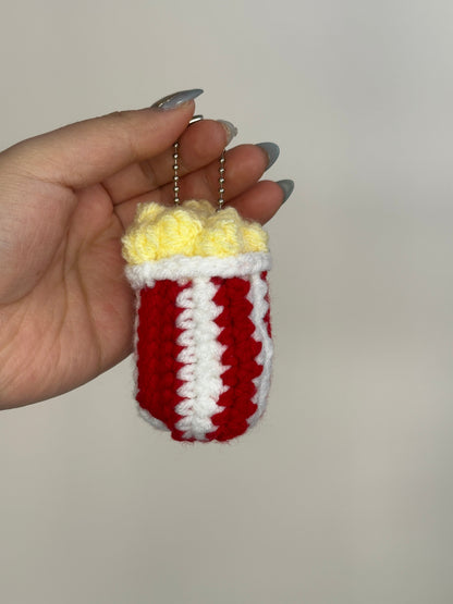 Crochet Couple Keychains - Magnetic Food Bag Charms