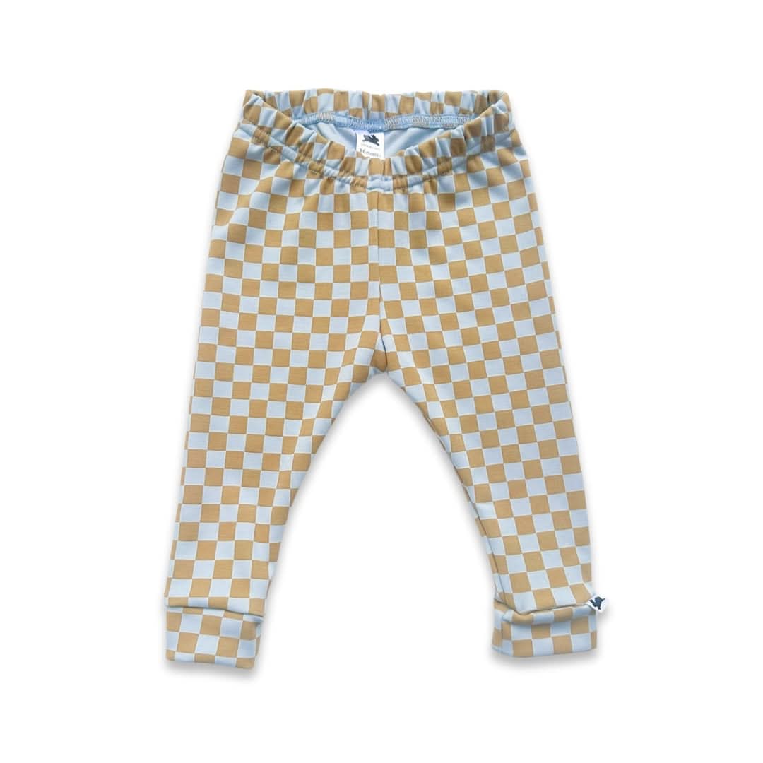 Baby Bamboo Leggings | Berry Stripe