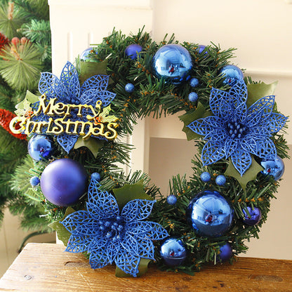 Christmas Wreath – 30cm Artificial Door Wreath, Home & Garden Holiday Decor