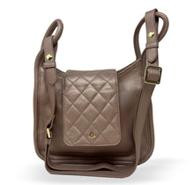 Sac à main en Cuir Platine, 2-en-1, Bianca
