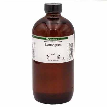 Lemongrass Oil Flavoring - Food Grade Essential Oils - Aromatherapy - 1 oz, 16 oz. - Ships Free Within Canada on Orders Above CAD $199