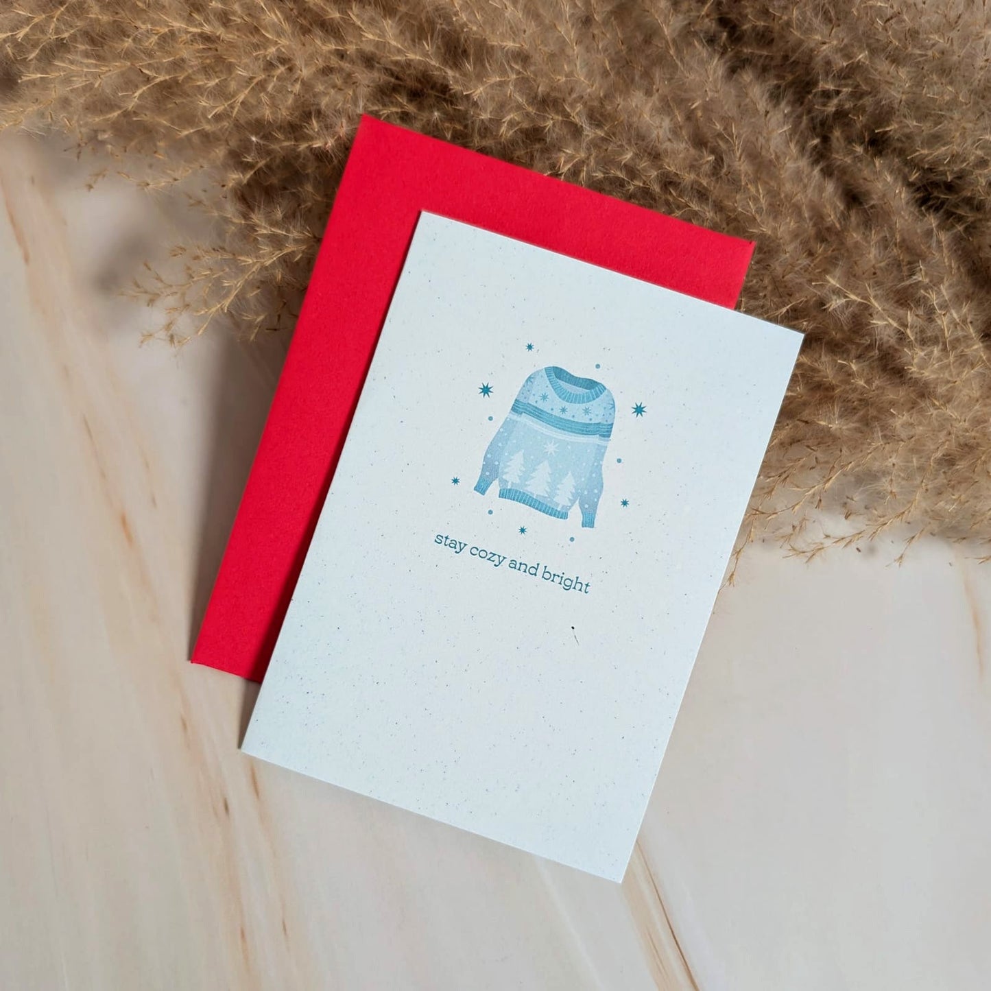 Mini Carte de Vœux : Chaleur et Lumière