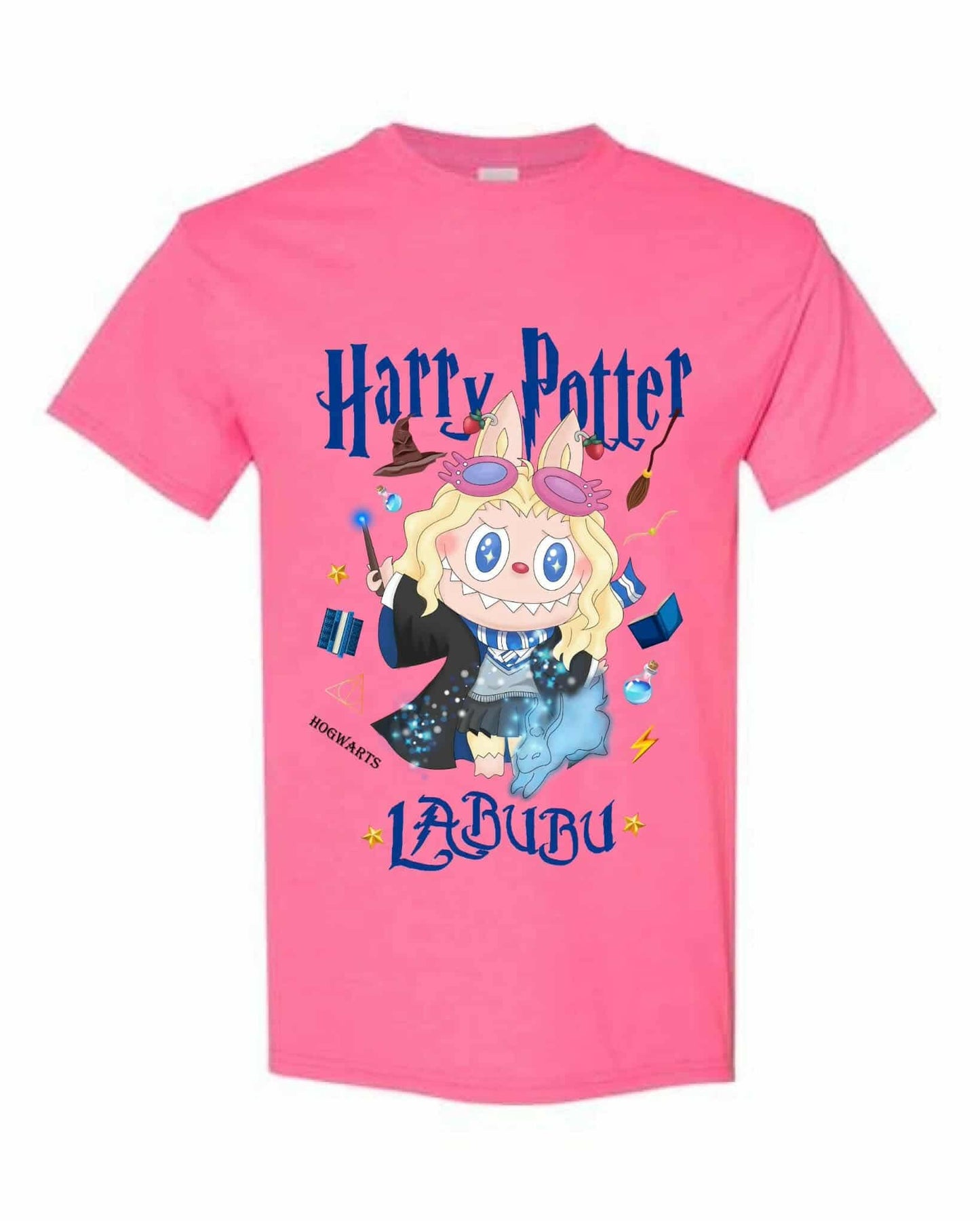 [taille enfant] T-Shirt Harry Potter Labubu – Motif Mignon Sorcier, 100% Coton