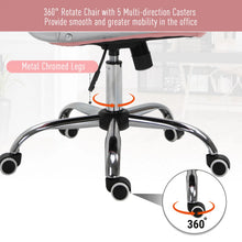 Pink Office Chair – Adjustable Height Computer Desk Chair with Tufted Back (United States & Canada Delivery Only)