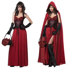 Ensemble de costume de jeu d'Halloween pour femme – Tenue de cosplay en polyester avec châle, jupe et gants