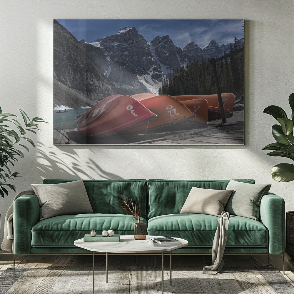 Art mural Quatre pics