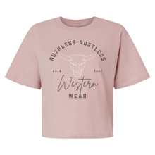 T-SHIRT WESTERN COUPE CARRÉE | Blush