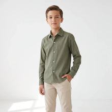 La chemise habillée verte pour homme