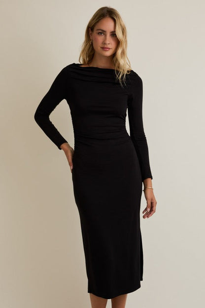 Amara Off-Shoulder Maxi Dress