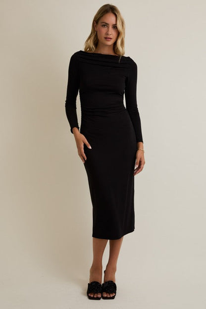 Amara Off-Shoulder Maxi Dress