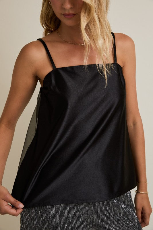 Nadia Contrast Strap Top