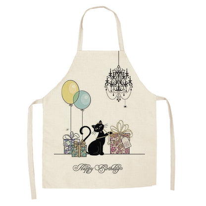 Tablier de chat mignon style dessin animé européen et américain