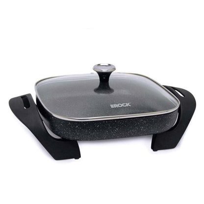 STARFRIT The Rock Electric Skillet, 12" Width, Non-Stick Surface - 24400