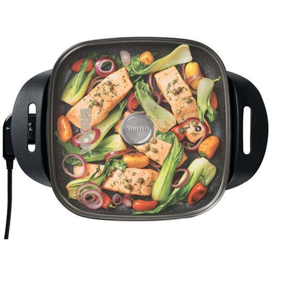 STARFRIT The Rock Electric Skillet, 12" Width, Non-Stick Surface - 24400