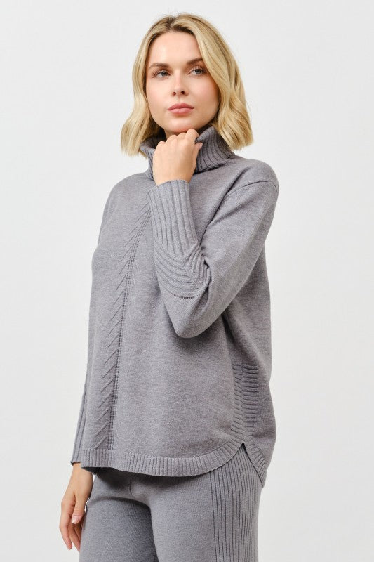 Cozy Turtleneck Knit Pullover - FINAL SALE