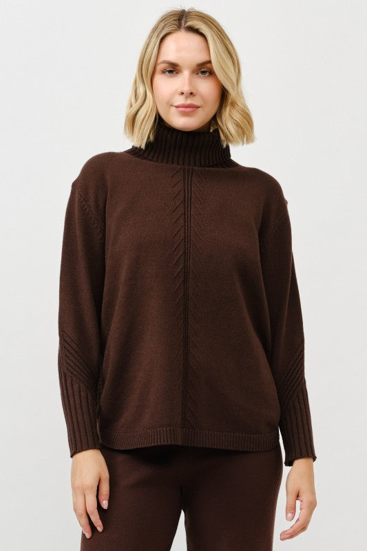 Cozy Turtleneck Knit Pullover - FINAL SALE
