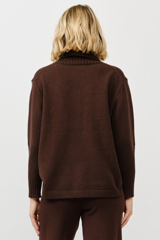 Cozy Turtleneck Knit Pullover - FINAL SALE