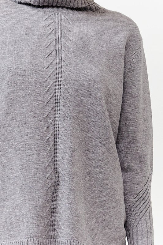 Cozy Turtleneck Knit Pullover - FINAL SALE