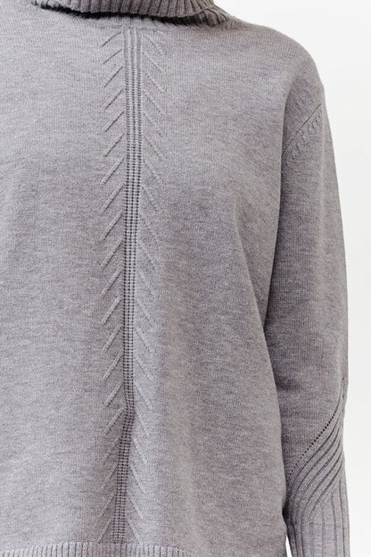 Cozy Turtleneck Knit Pullover - FINAL SALE