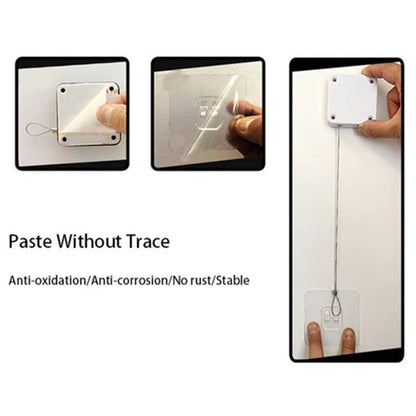 Ferme-porte automatique sans poinçon, à fermeture douce pour porte coulissante ou porte en verre, force de tension 500g-1000g.