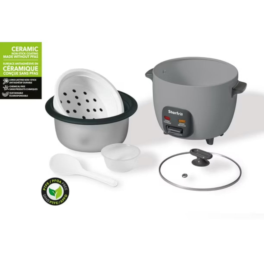 STARFRIT 24739 10-cup Rice Cooker with Ceramic Coat