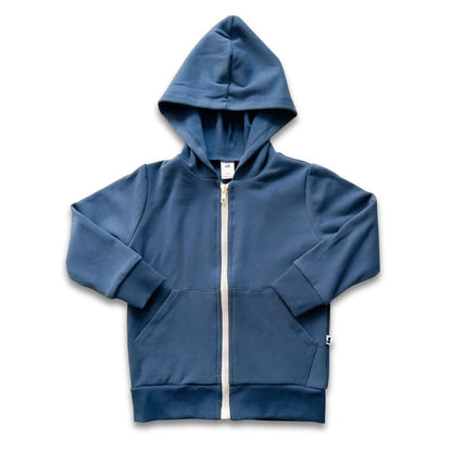 Youth Bamboo Fleece Zip-Up Hoodie | Cranberry