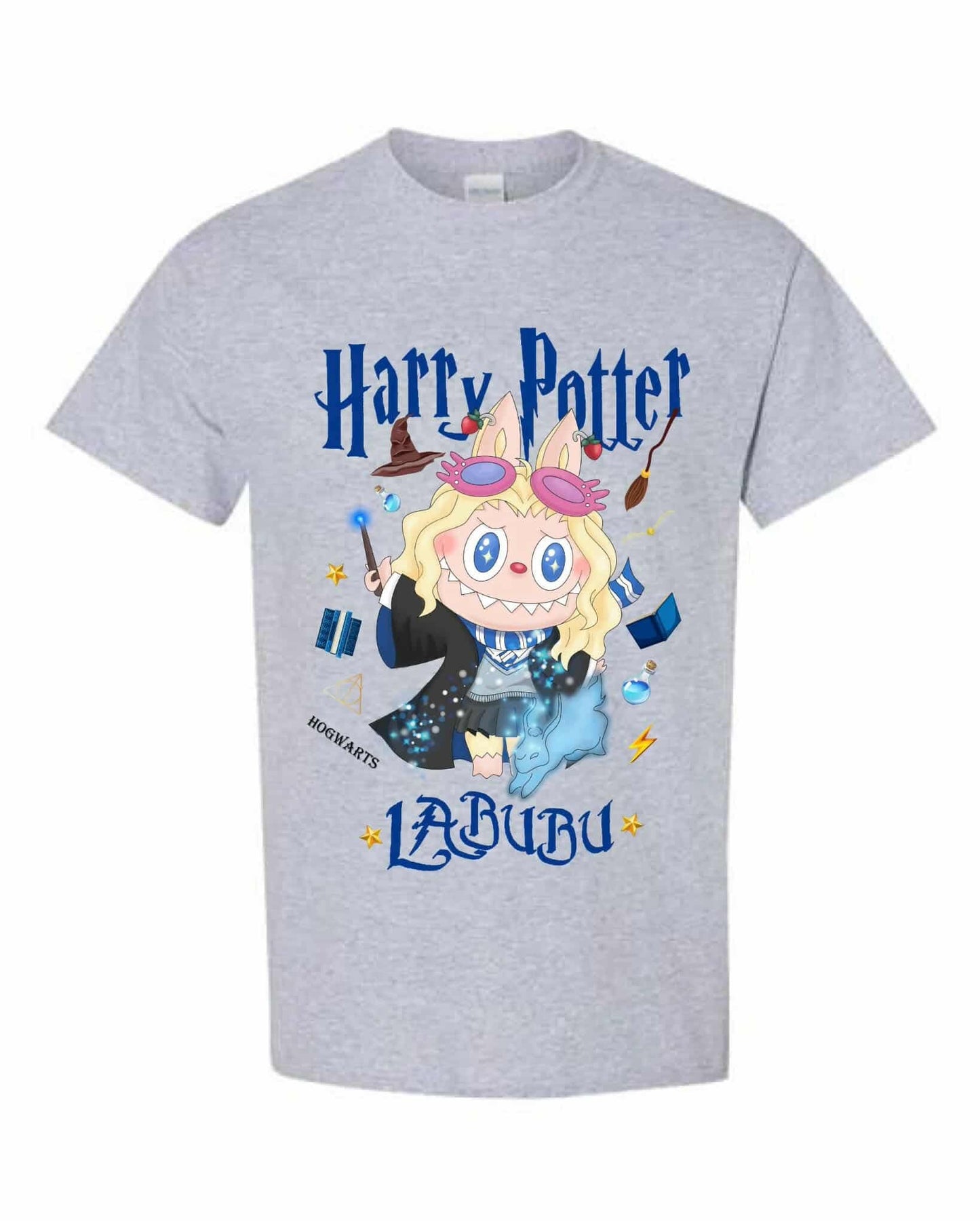 [taille enfant] T-Shirt Harry Potter Labubu – Motif Mignon Sorcier, 100% Coton