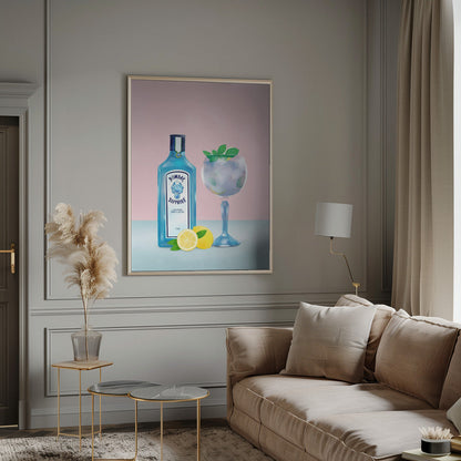 Décoration murale Cocktail au gin