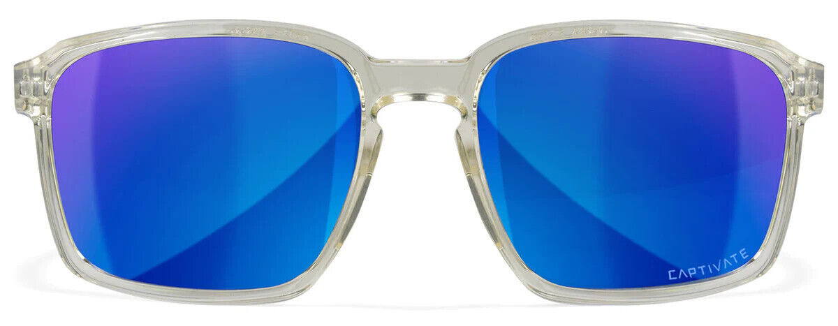 Lunettes de soleil Wiley X WX TREK, monture noire mate et verres polarisés CAPTIVATE gris