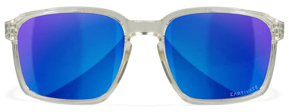 Lunettes de soleil Wiley X WX TREK, monture noire mate et verres polarisés CAPTIVATE gris