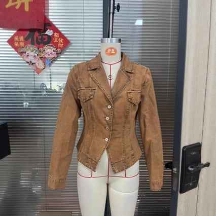 Gilet à lacets et encolure à brides pour femme, coupe ajustée