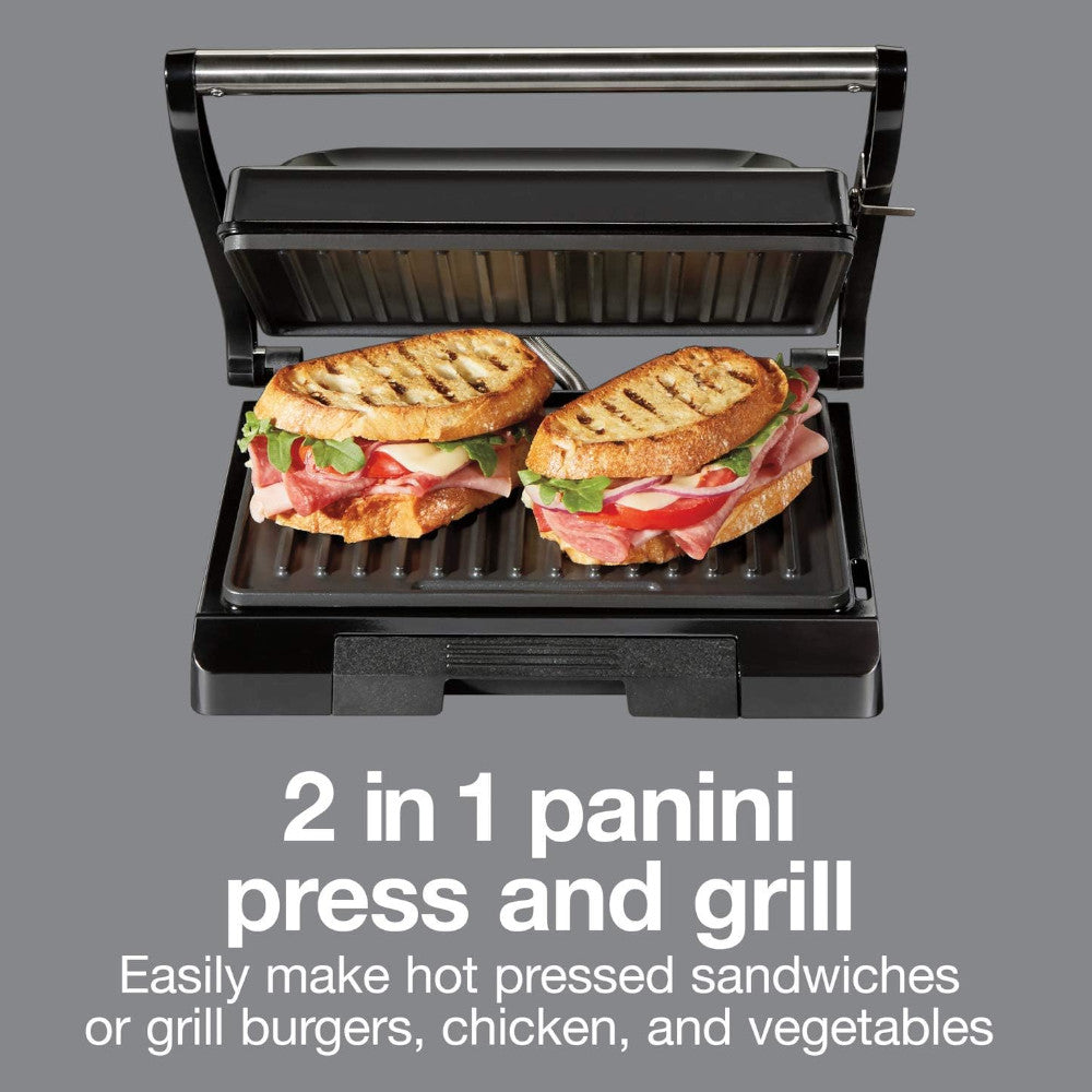 PROCTOR SILEX 25440PSC 4 Serving Panini Press, Sandwich Maker and Compact Indoor Grill