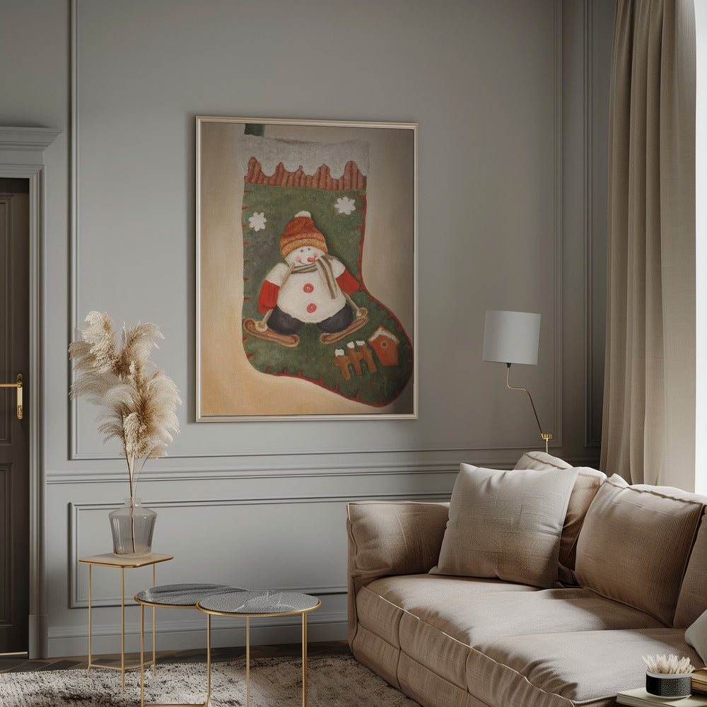 Décoration murale Chaussette de Noël