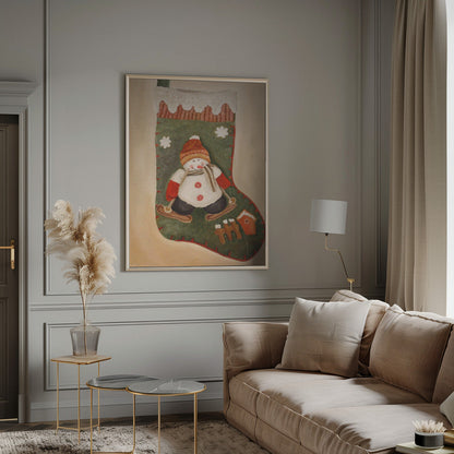 Décoration murale Chaussette de Noël