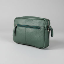 Greenwood Leather Mini Crossbody Bag. Premium Full-Grain Pebbled Leather Handbag