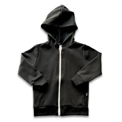 Youth Bamboo Fleece Zip-Up Hoodie | Cranberry
