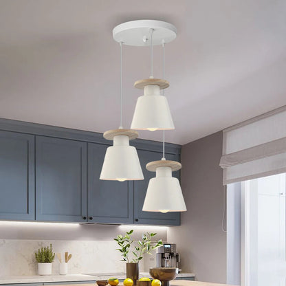 Plafonnier lustre LED moderne – Lampe suspendue rétro européenne en fer pour salle à manger, chambre et salon
