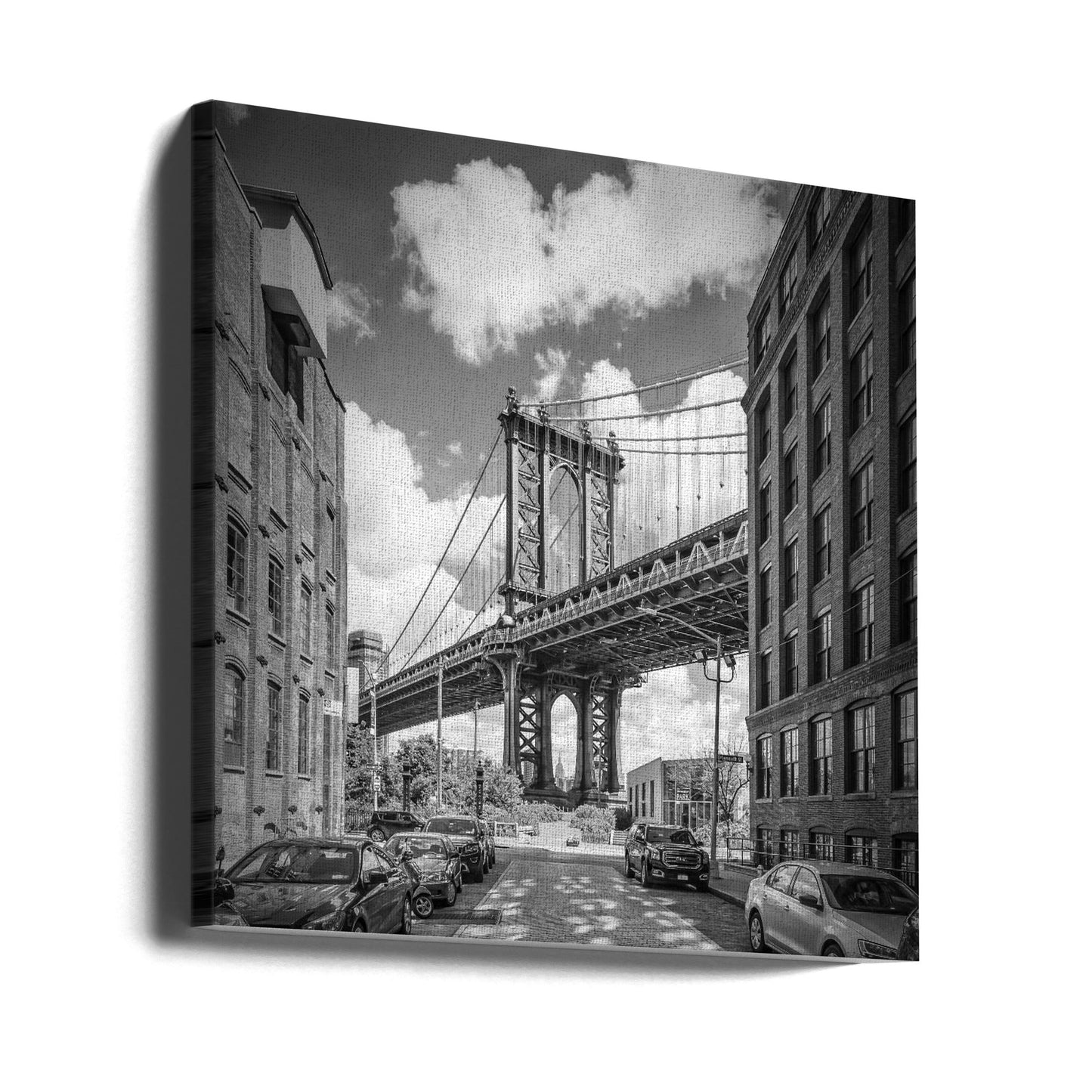 Art mural NYC Pont de Manhattan