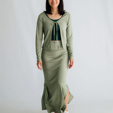 Ladies Celeste Bamboo Cardigan | Sage