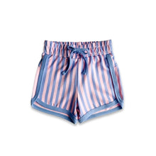Kids' Bamboo Track Shorts | Parlour Stripe