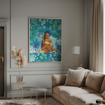 Art mural déesse Oshun Orisha