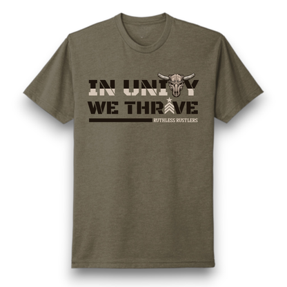 Ruthless Rustlers In Unity We Thrive T-Shirt