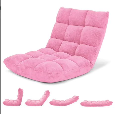 Canapé-lit paresseux pliable une place, fauteuil inclinable tatami, canapé-lit de loisir pour chambre ou balcon, déhoussable et lavable