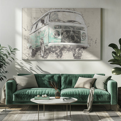 Art mural Combi Volkswagen
